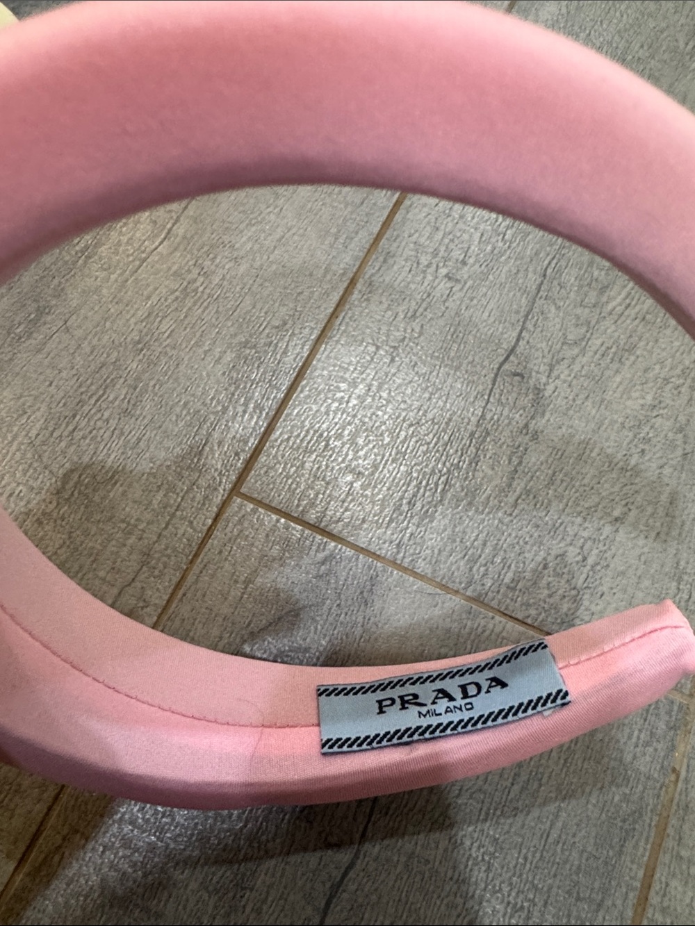 Designer inspired Pink Logo Triangle Head band - Picture 3 of 5